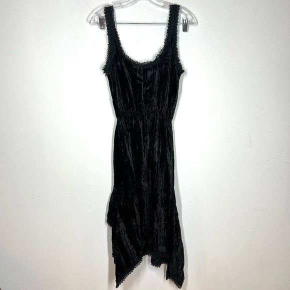 Anais Jourden Crushed Velvet Layered Slip Dress - Picture 3 of 12